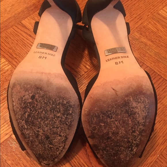 Badgley Mischa Peep Toe Jeweled Heels - Picture 3 of 5